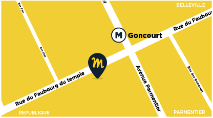 50 rue du faubourg du temple - 75011 Paris